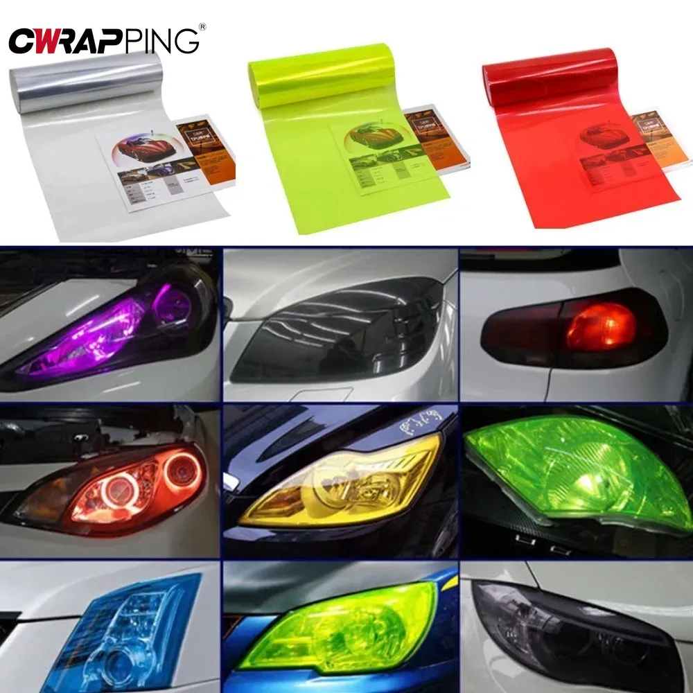 Car Accessories You Need - 30x200cm 자동차 라이트 필름 자동차 매트