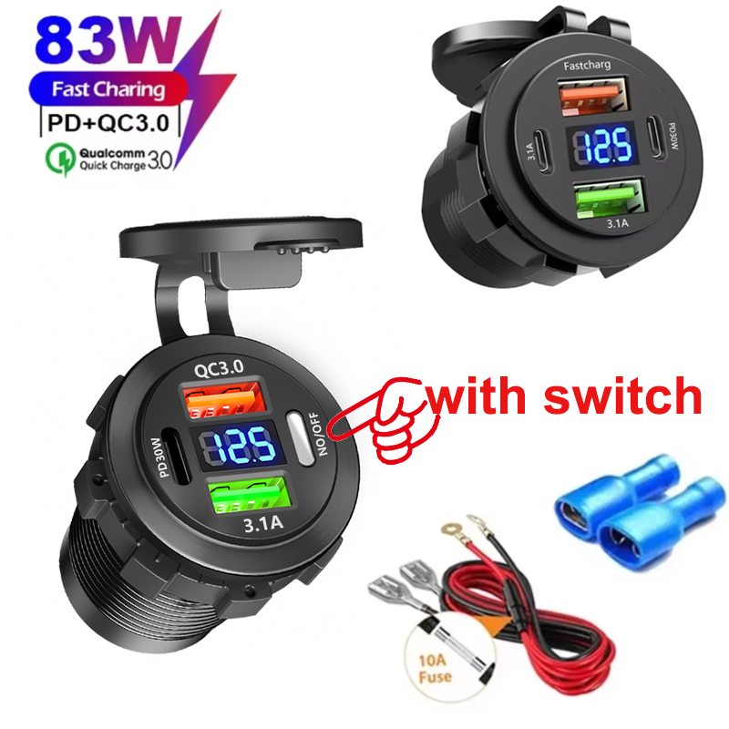 Car Accessories Thailand - QC 3.0 PD30W 듀얼 USB 고속