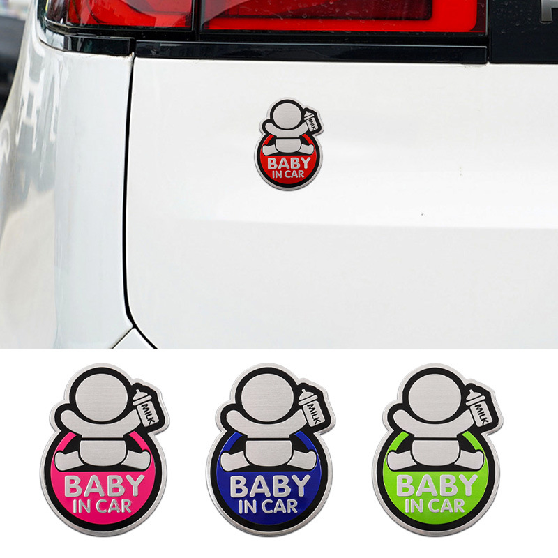 Car Accessories For Baby - 고품질 수정 3D 금속 알루미늄 합금