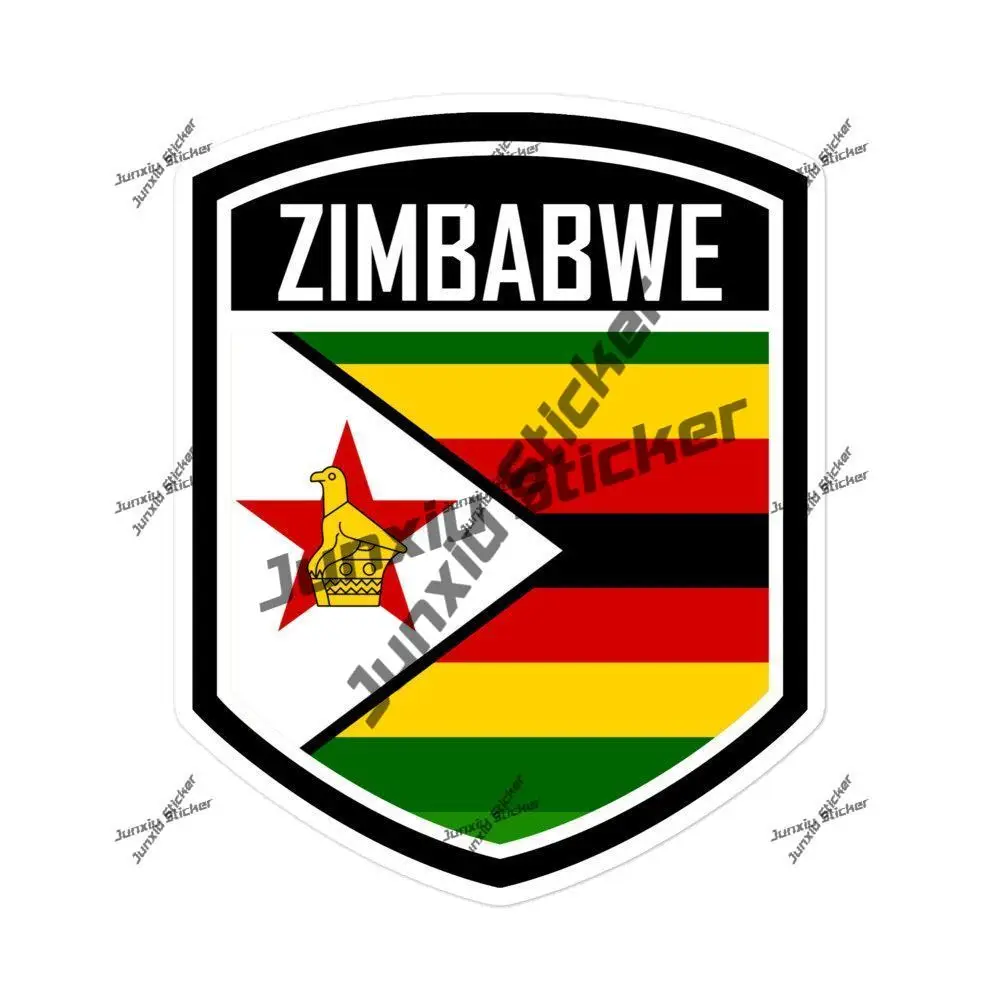 Car Accessories Zimbabwe - 짐바브웨 데칼 짐바브웨 국기 엠블럼 스티커