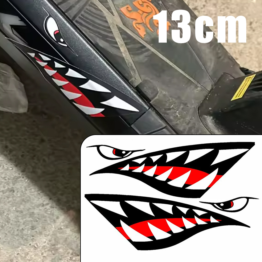 Car Accessories You Need - JDM 상어 입 이빨 자동차 스티커