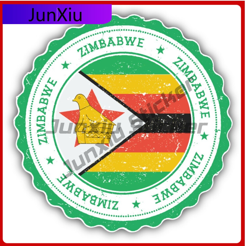 Car Accessories Zimbabwe - 짐바브웨 그런지 월드 플래그 스탬프 자동차