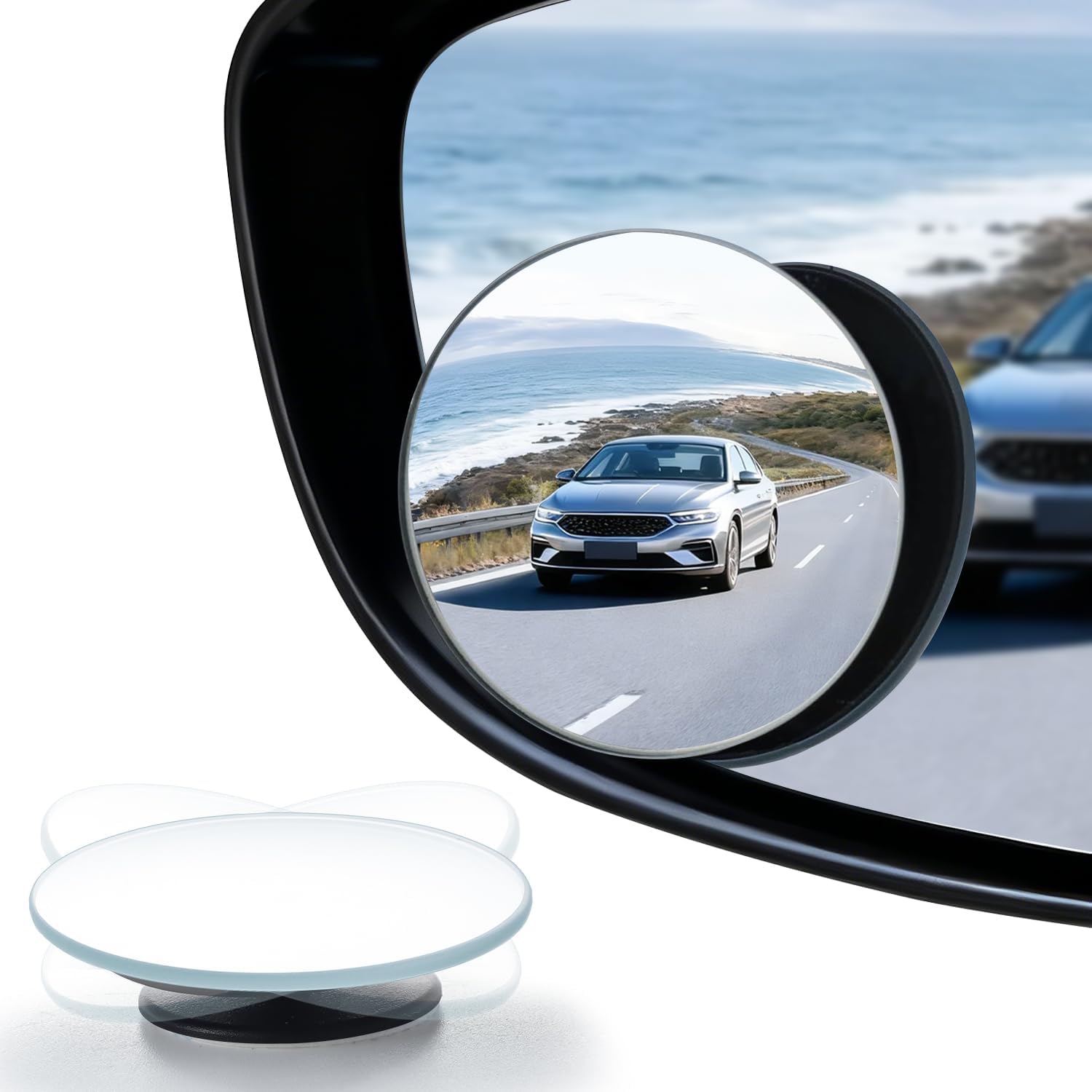 Car Accessories You Need - 사각지대 거울, 원형 HD 유리 프레임리스