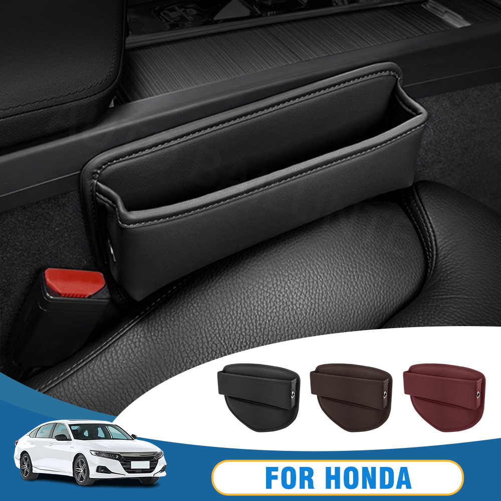 Car Accessories Honda Crv - 자동차 좌석 갭 주최자 보관함 가죽
