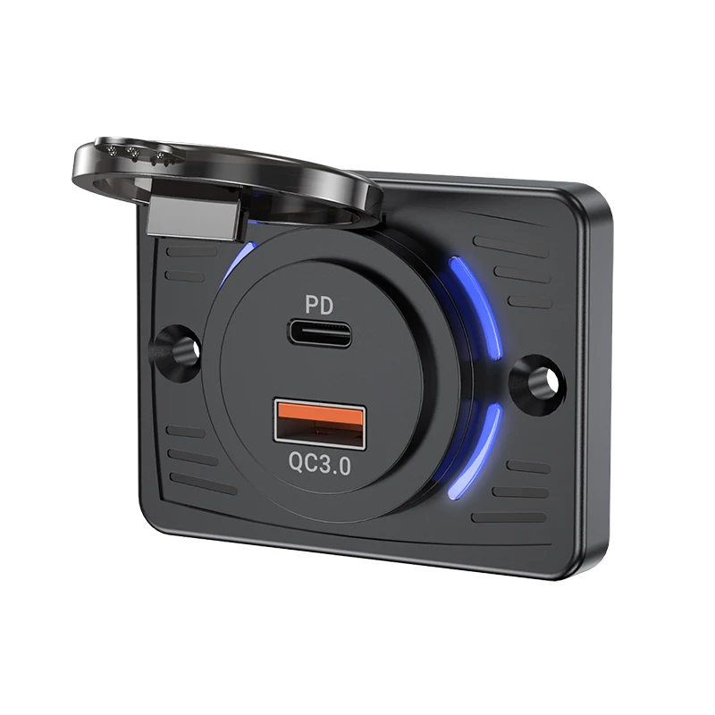 Car Accessories Thailand - 2포트 12V RV USB 콘센트 QC