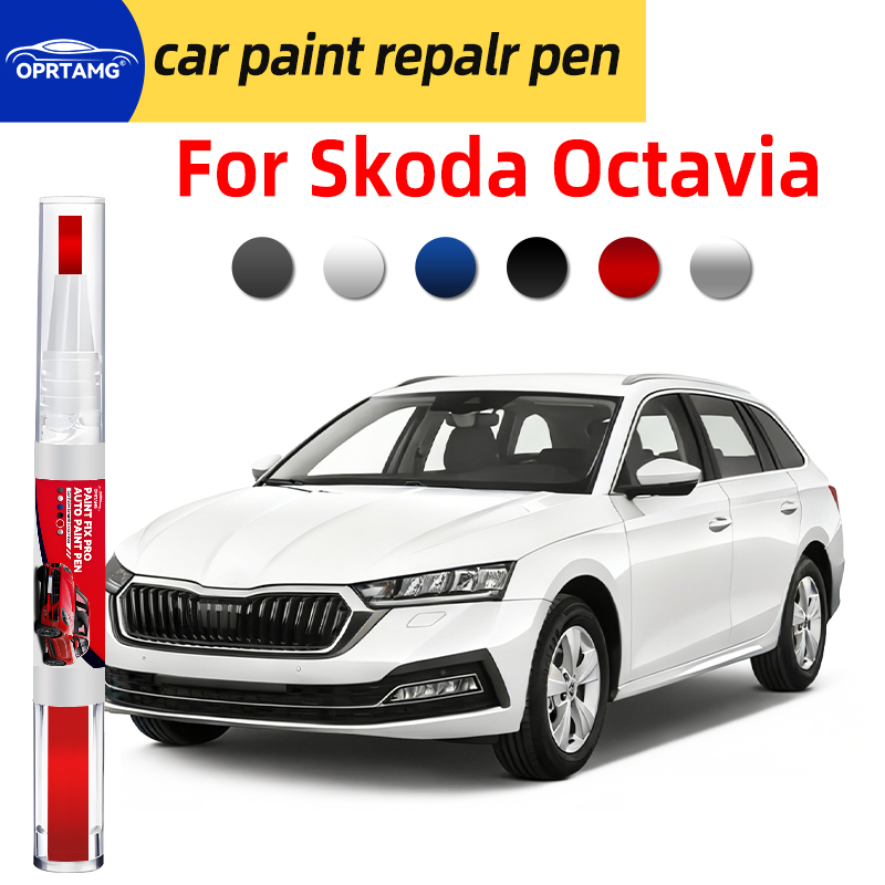 Car Scratch Remover Pen - 페인트 펜 터치업 포트리트 키트 (스코다