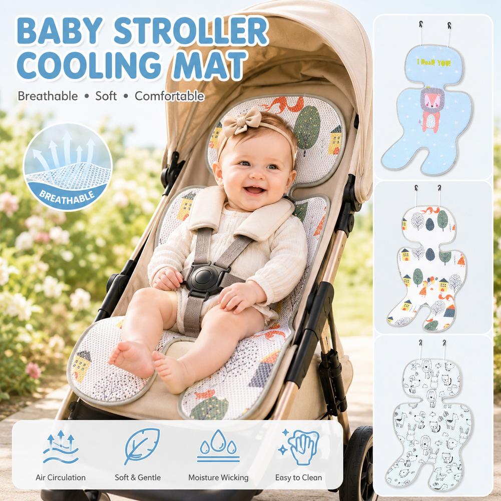 Car Accessories For Baby - 아기 유모차 시트 쿠션 양면 두꺼운