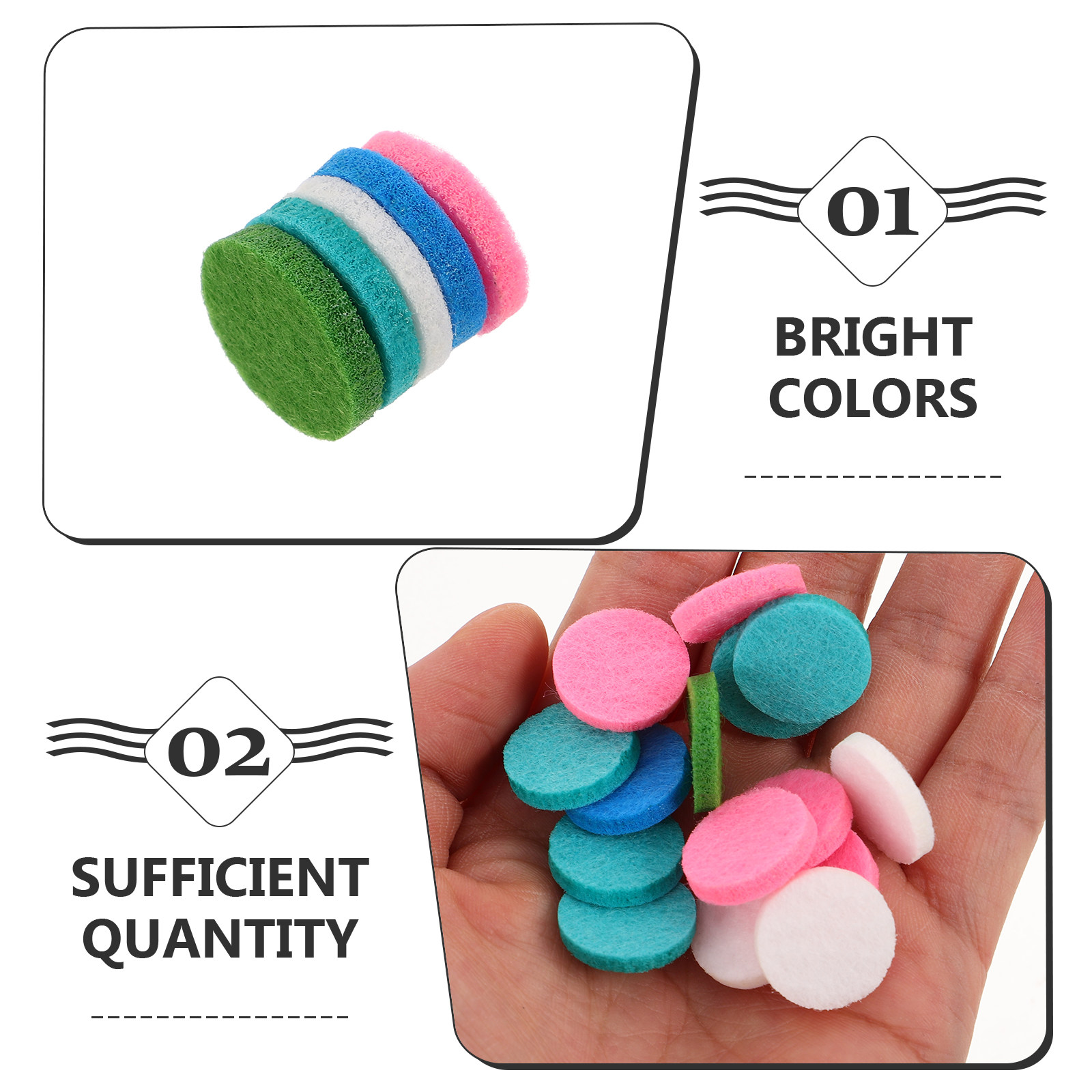50Pcs 에센셜 오일 섬유 코튼 패드 25Mm 로켓  - Car Accessories You Need 리뷰 및 가격