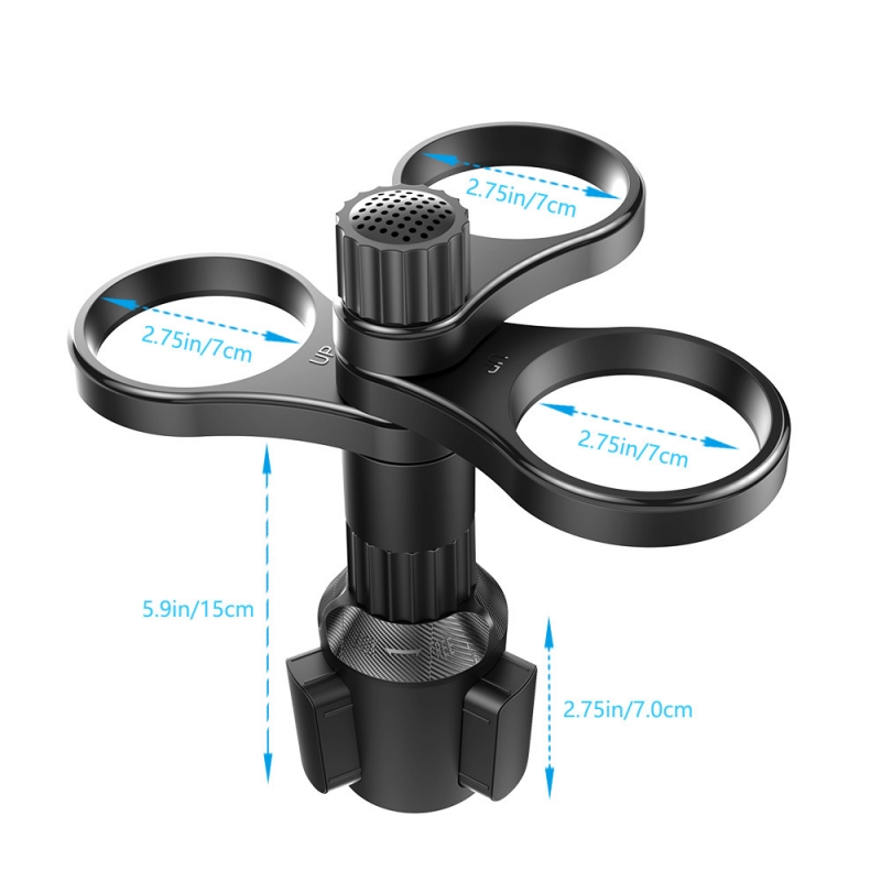 360 °   회전 가능한 3-in-1 차량용 컵홀더, - Car Accessories You Must Have 리뷰 및 가격
