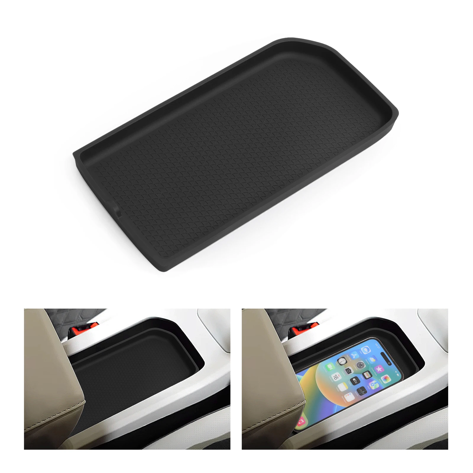 자동차 센터 콘솔 수납 패드 트레이 실리콘 정리함 액세 - Car Accessories Thailand 리뷰 및 가격