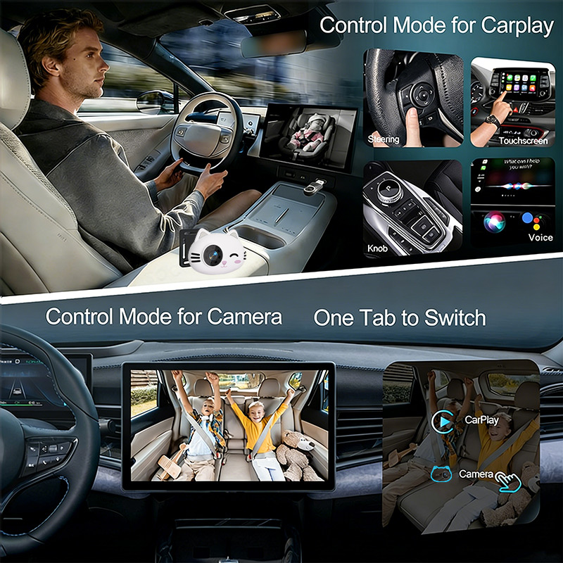 캐빈 케어 어댑터 무선 카플레이 HD 카메라 포함 유아 - Car Accessories For Baby 리뷰 및 가격